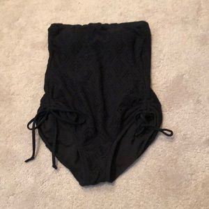 Jantzen crochet strapless one piece